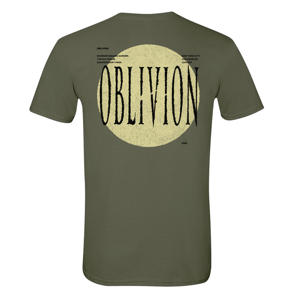 Green OBLIVION Circle T-Shirt