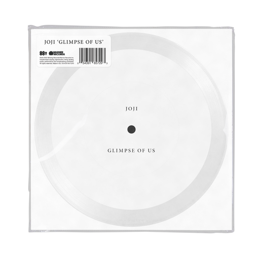 Vinyl record sleeve for Joji’s ’Glimpse of Us’ single.