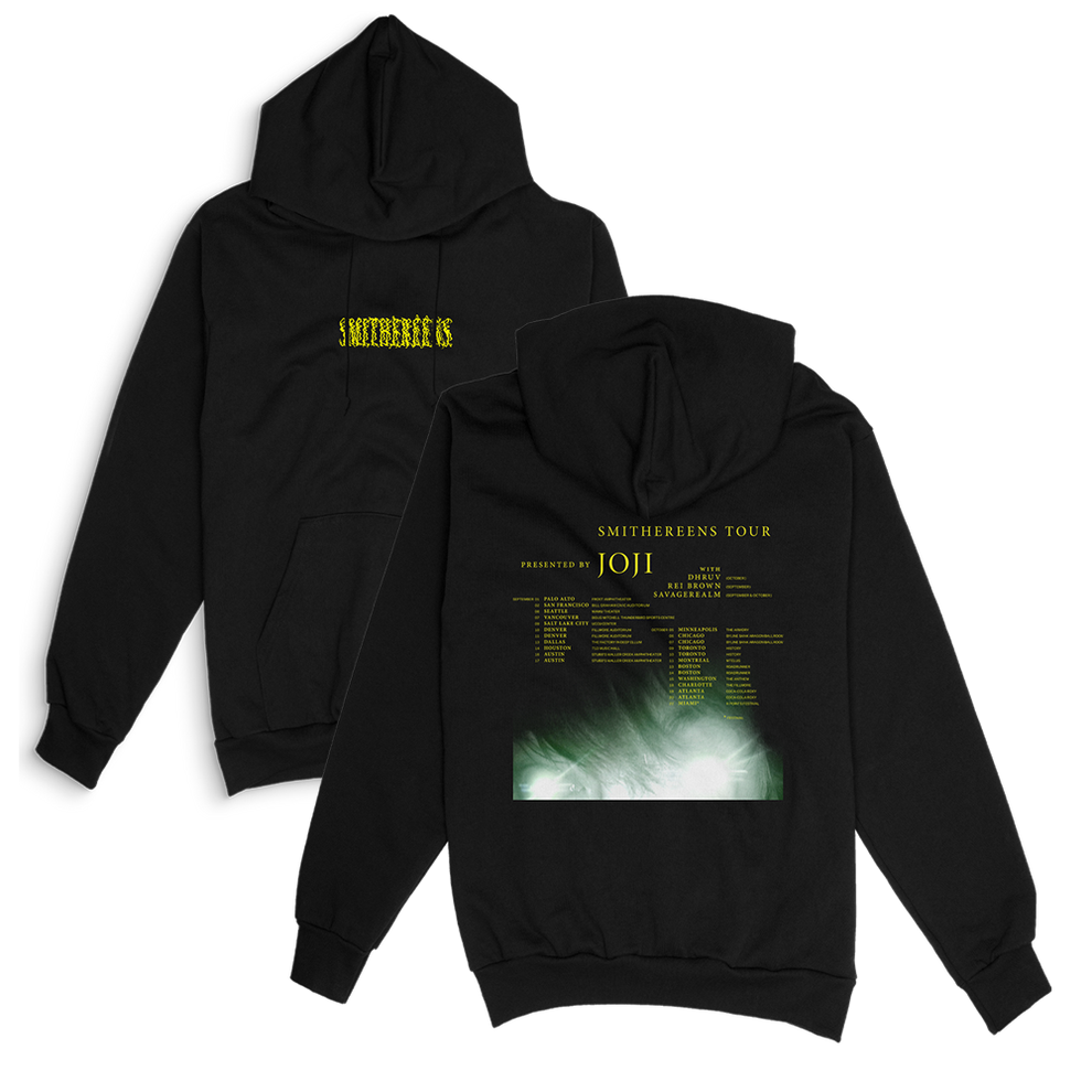 SMITHEREENS Black Tour Hoodie - JOJI Official Store